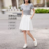 熙世界学院风白色百褶短裙女2025夏季新款百搭休闲减龄纯棉半身裙 商品缩略图2