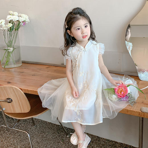 夏季公主吊带涟漪裙 潮流蓬蓬蛋糕裙 商品图4