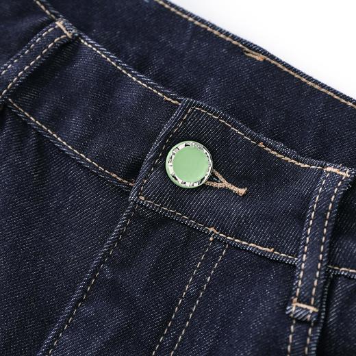 「高货wl」全新升级【铂金会员220/天猫299/差价79】(10841)洛诗琳翻边休闲牛仔裤2025夏季薄款小众设计法棍裤女wl10841 商品图2