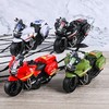 【拍1发3！六一礼物佳选🎁】耐摔不怕摔！🚴‍♂️儿童惯性摩托车模型，萌趣设计陪伴成长✨儿童男孩惯性摩托玩具车模型 装饰摆件 耐摔玩具幼儿园六一礼品 商品缩略图1