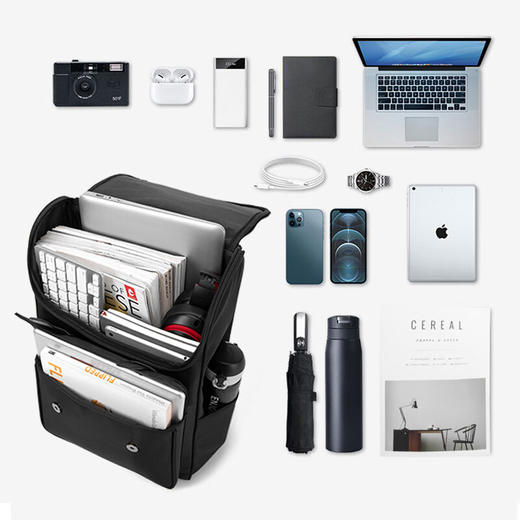 维多利亚旅行者休闲潮流书包大容量双肩包笔记本电脑包背包9135 商品图0