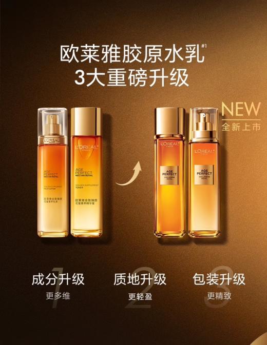 欧莱雅金致臻颜花蜜胶原乳液、精粹水 商品图1