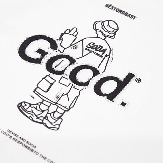 【新品上新】HX 夏季圆领短袖T恤微宽松版型C102520213101 商品图6