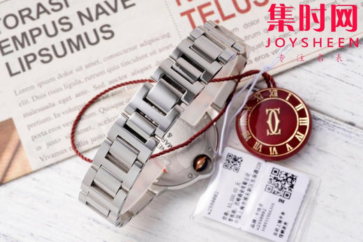 AF卡地亚蓝气球系列 中号33mm 间玫金 女士腕表 商品图8
