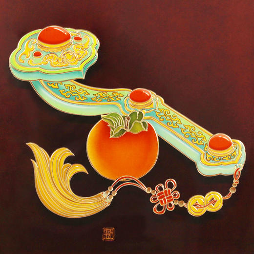 喜事临门 铜雕艺术画 商品图7