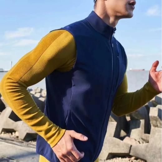 Leavo Johnson推荐！情侣款9906  户外运动跑步健身休闲防风立领马甲 商品图1