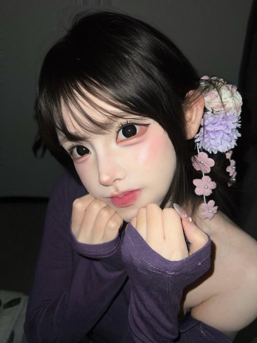 【新品半年抛】SUPERBIGCON-半年抛新品-丝缎黑瞳-14.5mm【半年抛0-800度 无525/575】 商品图5