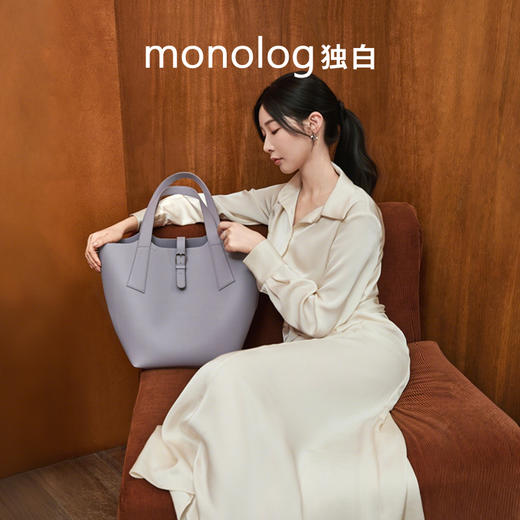 独白x卡拉羊大容量超轻托特超纤皮耐磨女士包包单肩手提包D4513 商品图1