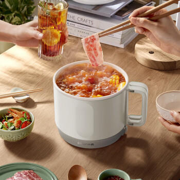 小熊（Bear）1.2L多功能锅 手柄可折叠 DRG-H12U3 /家用电器 /厨房小电 /多功能锅 商品图0