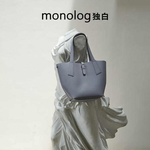 独白x卡拉羊大容量超轻托特超纤皮耐磨女士包包单肩手提包D4513 商品图1