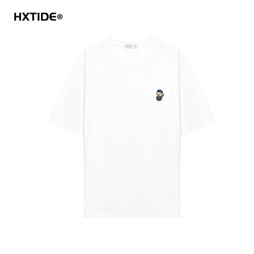 【断码清仓】HX 夏季圆领短袖T恤微宽松版型S102522331101 商品图0