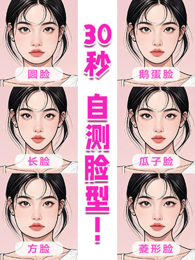 测完想换身份⁉️30秒解密你的隐藏脸型