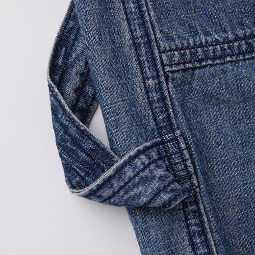 ROMI STUDIO 环保水洗宽松剪裁  棉质无袖牛仔连衣裙 RWCRL84008 商品图4