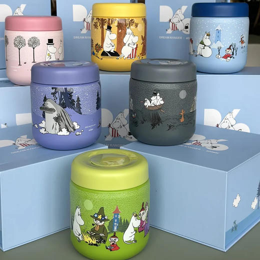 首选❗️【正版授权 ❗️❗️】礼盒包装❗️谁还没个姆明保温杯、焖烧杯啦！来自芬兰Moomin姆明控闭眼冲，都是食品级304不锈钢材质！萌化少女心，被姆明治愈每一天！自用、当礼物都可以！ 商品图1