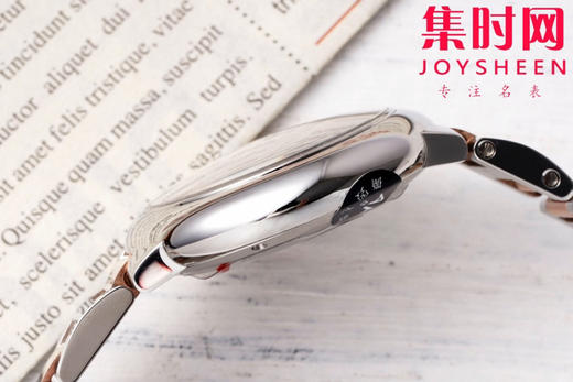 CR卡地亚蓝气球系列 中号33mm 间玫金贝母面 女士腕表 商品图6