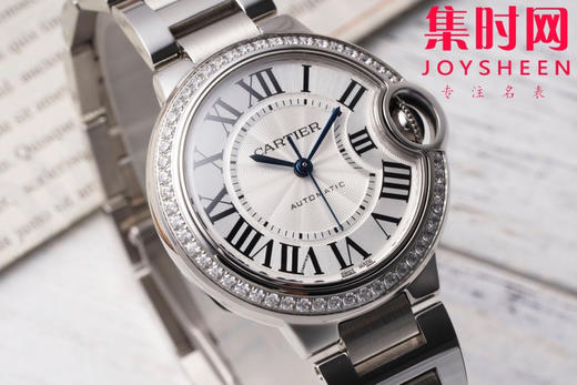 CR卡地亚蓝气球系列 中号33mm 钻圈罗马面 女士腕表 商品图1