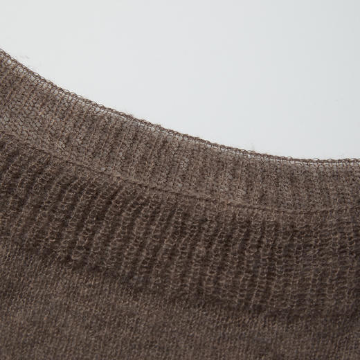 ROMI STUDIO“知性优雅”绵羊毛羊驼毛混纺轻薄斜肩罩衫 RWCRST3416【发货时间25天】 商品图4