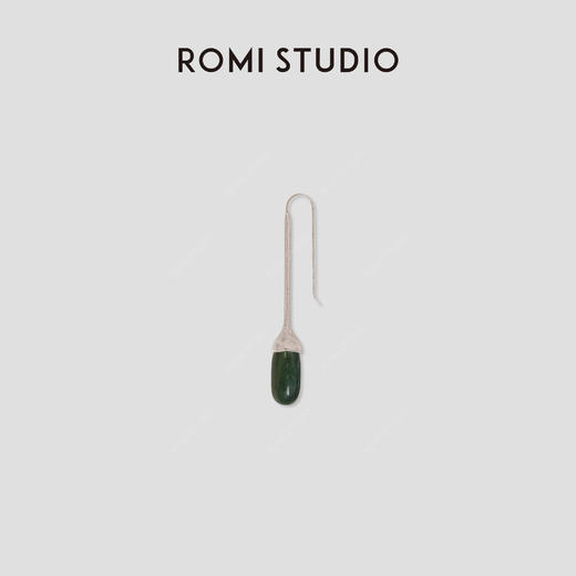 ROMI STUDIO 非金属木质耳饰 简约设计感优雅复古耳环 RWCRP33373 商品图1