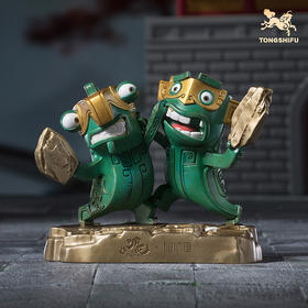 铜师傅 正版授权《哪吒之魔童闹海》互殴结界兽 潮玩铜摆件 哪吒周边