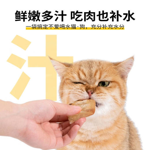 毛大胖宠物蒸煮鸡肝水煮鸡肝即食增肥营养补水拌粮猫狗零食40g 商品图3