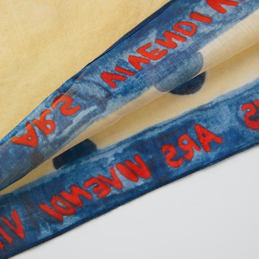 ROMI STUDIO 美式复古感全棉印花拼色撞色小方巾 RWCRP33543【发货时间25天】 商品图2