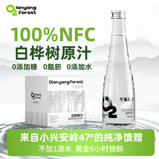 千氧森林白桦树汁 330ml/瓶*6/箱 商品图2