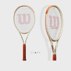 威尔胜（Wilson）CLASH100 V2/V3威尔逊全碳素小黑拍男女初学训练比赛专业网球拍 25款法网联名/295g-WR174011U2