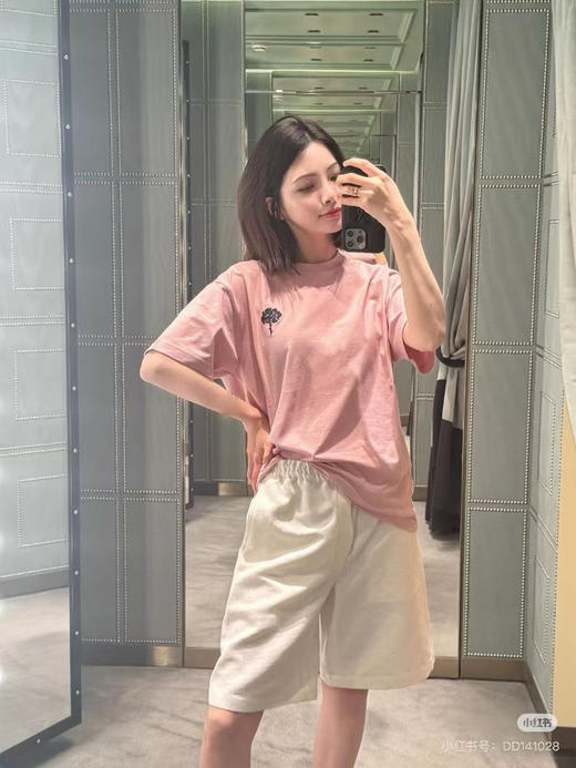 圆领T。  粉色。白色。自己备注号码颜色 商品图1