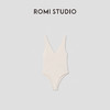 ROMI STUDIO 海边沙滩度假 前后V领高弹力紧身连体衣 RWCRNG2937 商品缩略图0