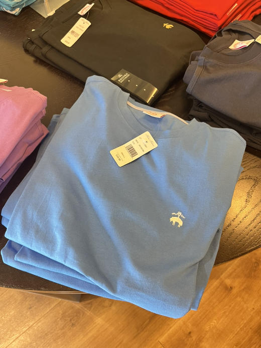 Brooks Brothers布克兄弟 🐑纯色刺绣🪡小羊标 男士短袖T恤 ¥298/件，¥550两件 商品图8
