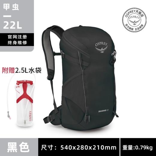 OSPREY小鹰Skarab甲虫22L户外包双肩包徒步旅行背包男士背包 商品图3