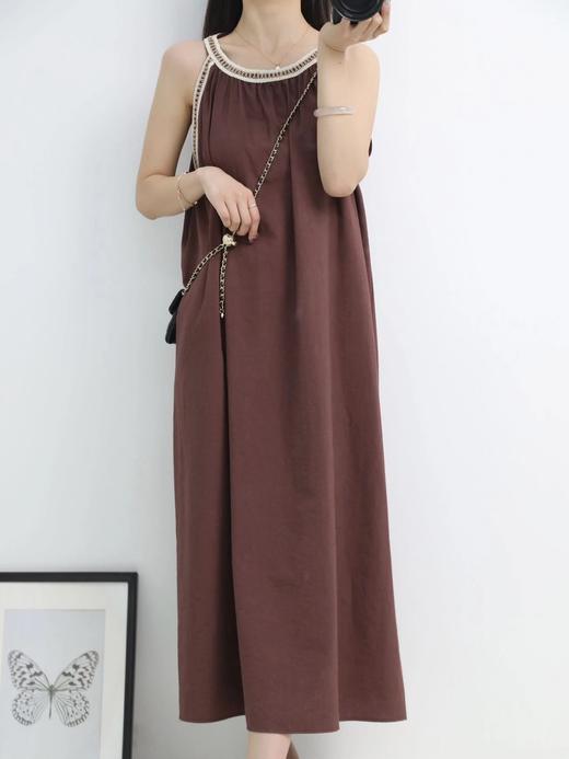 LPIUTY品牌直发！摩卡慕斯～亚麻棉连衣裙 C1225050 商品图1