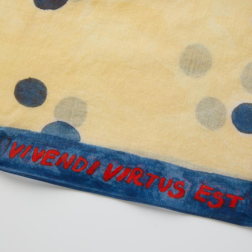 ROMI STUDIO 美式复古感全棉印花拼色撞色小方巾 RWCRP33543【发货时间25天】 商品图3