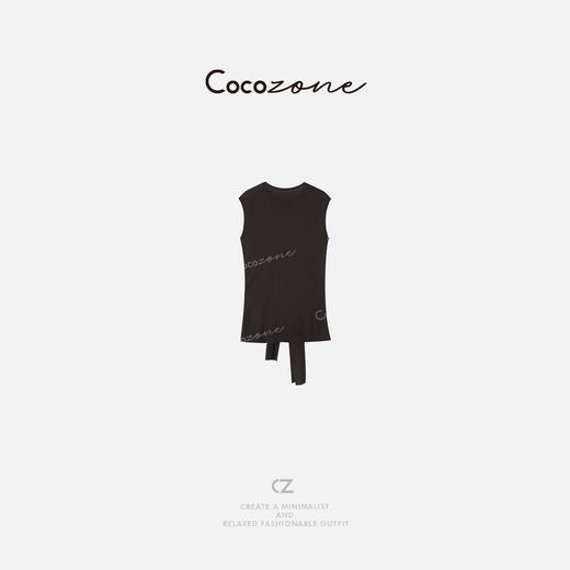 COCO ZONE刘一一【莱赛尔羊毛混纺】复古圆领毛针织衫 CD1A0405 商品图1