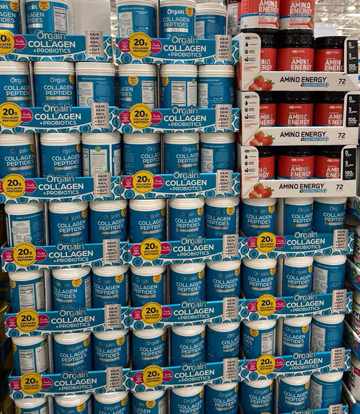 美国直邮特价340元🉐包税包邮到手🔥ORGAIN 胶原蛋白胜肽➕益生菌粉，每罐726g，滋养肌肤头发指甲，呵护骨骼 商品图6