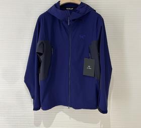 男款连帽風衣外套003