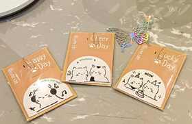 青壹坊 松弛咪咪迷你万用卡贺卡（图案随机）