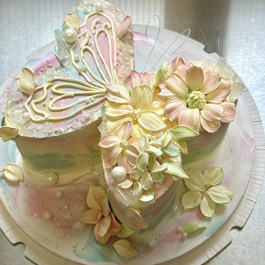 LITTLE WITCH定制版蝴蝶蛋糕 颜色可调整 6英寸 商品图2