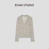 ROMI STUDIO 法式慵懒修身剪裁  镂空Polo领针织开衫 RWCRS64058 商品缩略图0