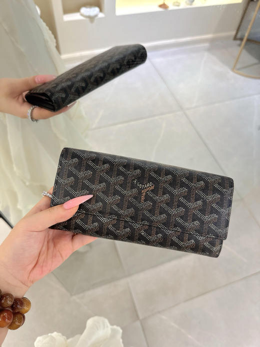 戈雅 长款 黑色 老花 varenne 钱包 商品图2