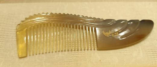 17自然花牦牛角梳 商品图0