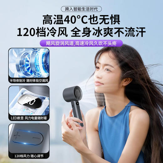 2025新款手持风扇便携式迷你充电手持小风扇户外迷你手持风扇 商品图1