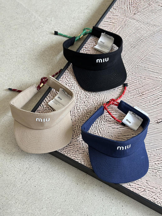 现货 THS-无 缪家 彩绳空顶帽防晒太阳帽 3色 CN202 商品图5