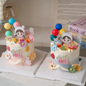 【马卡龙彩球】多彩萌动欢乐梦-六一儿童节水果夹心蛋糕