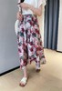 时髦洋气复古蔷薇印花伞裙高腰显瘦小A字半身裙 商品缩略图8