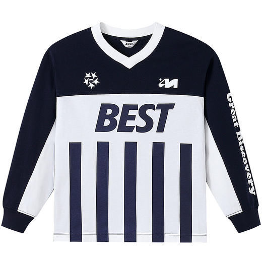 男童V领长袖针织衫秋季新款安奈儿童装EB531510 商品图6