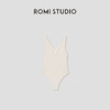 ROMI STUDIO 海边沙滩度假 前后V领高弹力紧身连体衣 RWCRNG2937 商品缩略图1