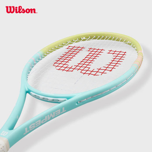 威尔胜（Wilson）25新款花卉系列粉色玫瑰全碳素渐变落日蓝网球拍 WR193910U2 商品图5