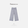 COCO ZONE 刘一一 抽绳腰带条纹百搭宽松休闲裤CD2A0441 商品缩略图3