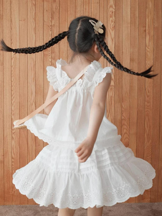 儿童套装蕾丝短裤上衣052401 商品图1